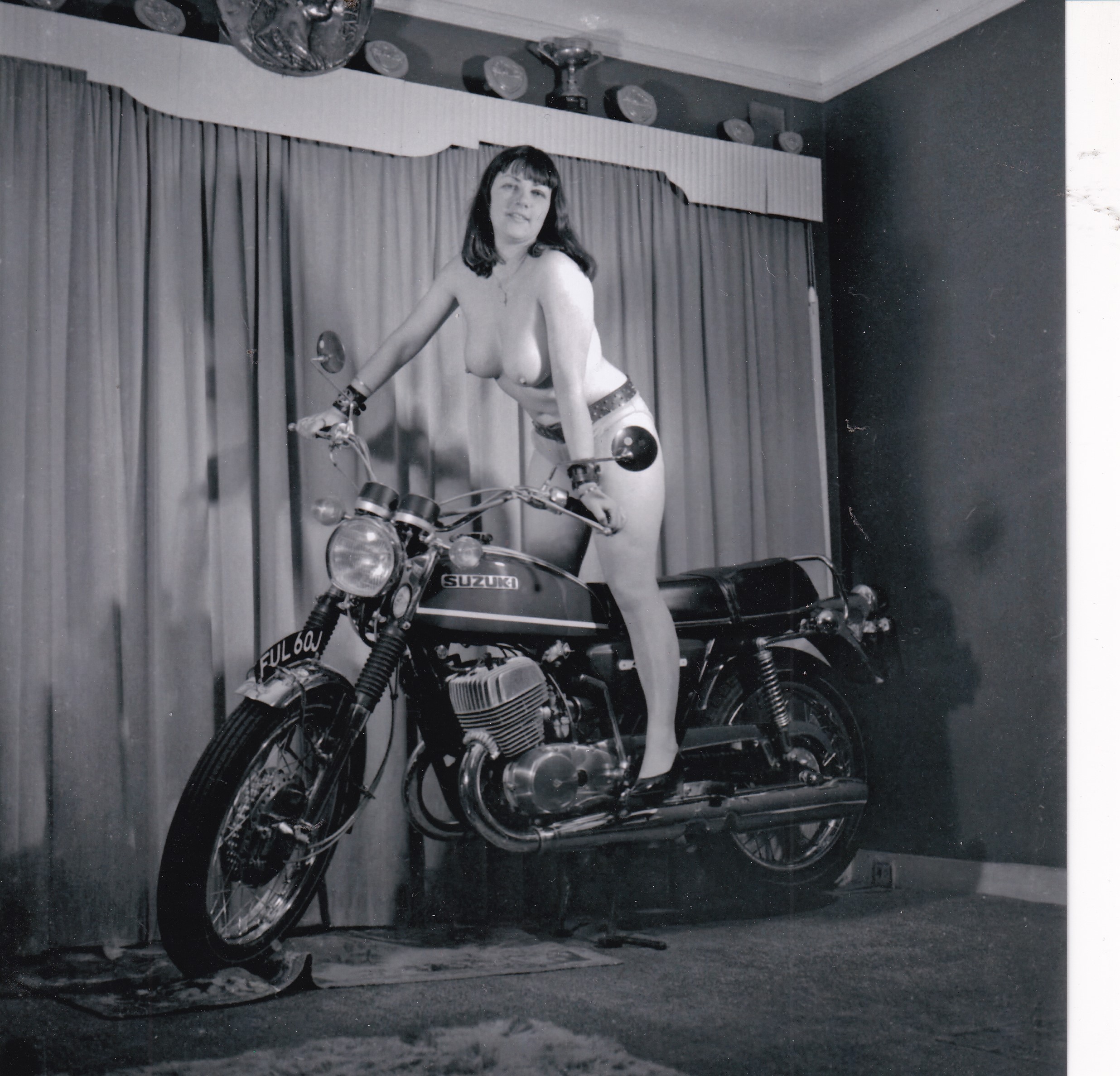 Vintage Motorbike Girl 17