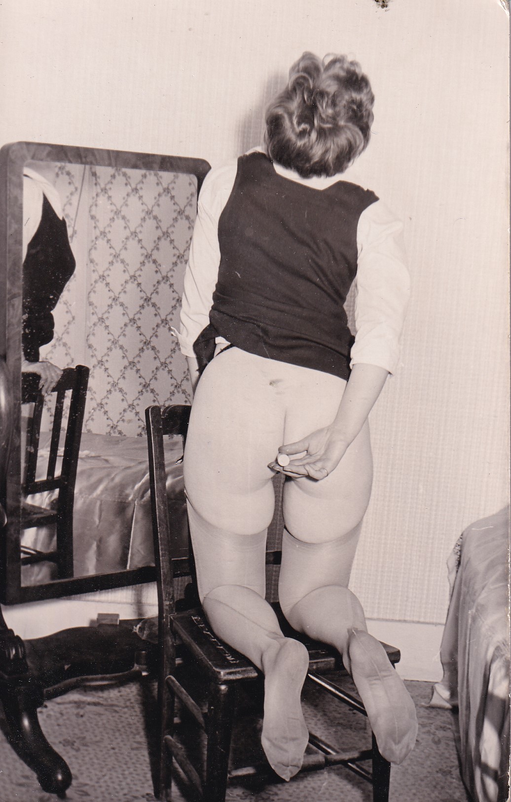 Vintage Woman with Vibrator