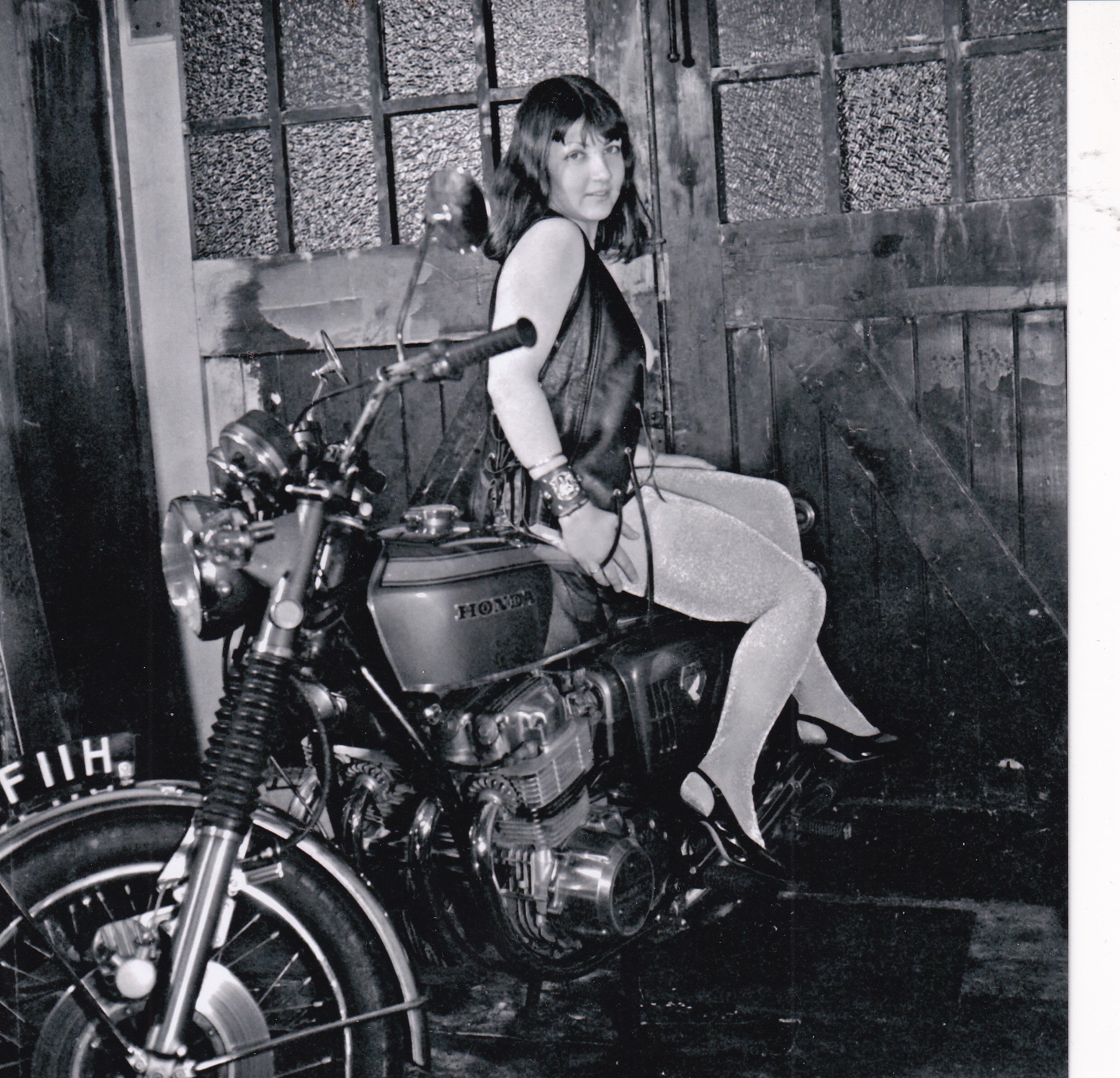 Vintage Motorbike Girl 23