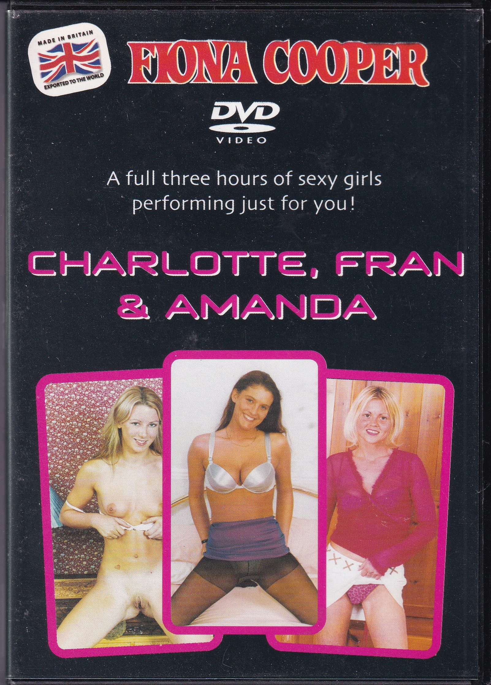 Fiona Cooper DVD no 140; Charlotte, Fran 1, Amanda.