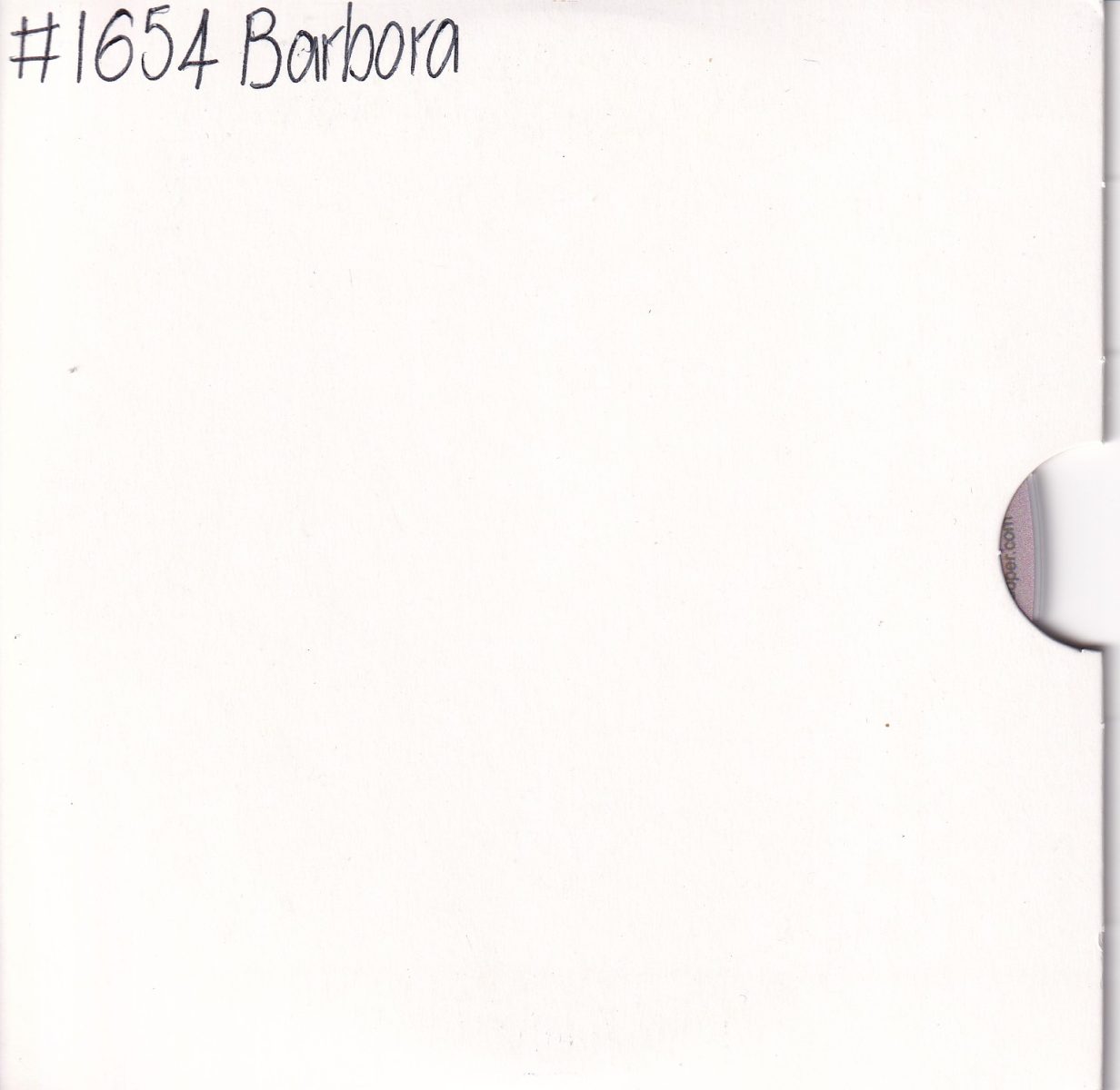 Fiona Cooper DVD no 1654; Barbora.