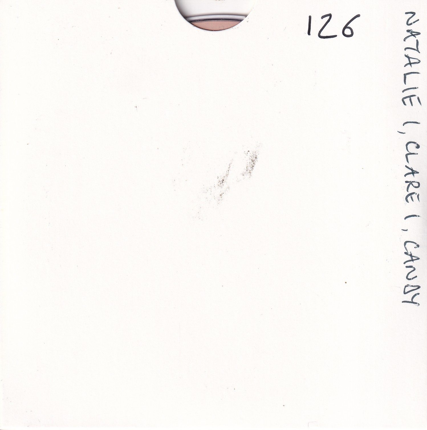 Fiona Cooper DVD no 126; Natalie 1, Clare 1, Candy.