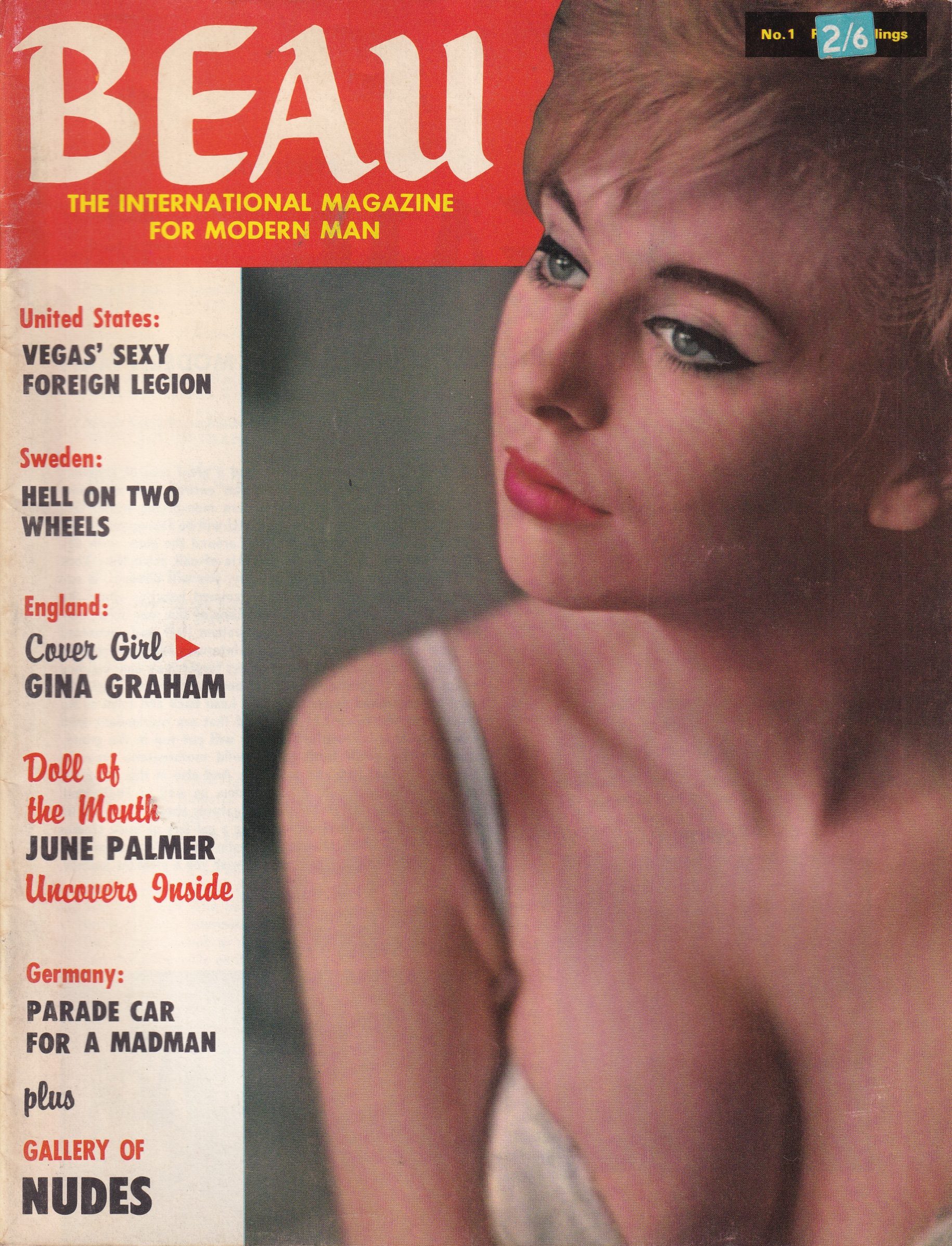 Beau Vol 1 no 1 June 1964 (US). very first issue.