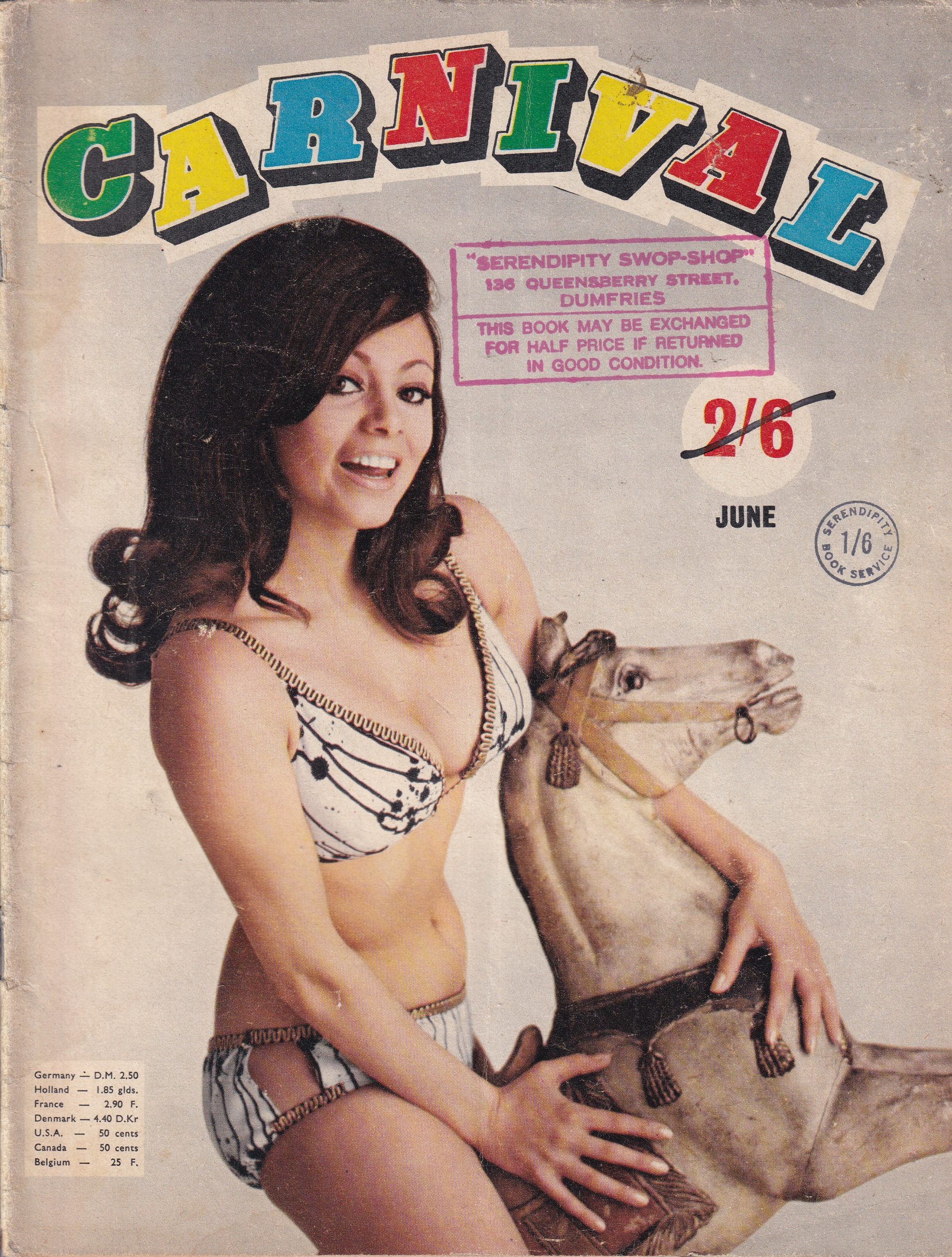 Selection of 5 Vintage Carnival magazines from the 60’s.
