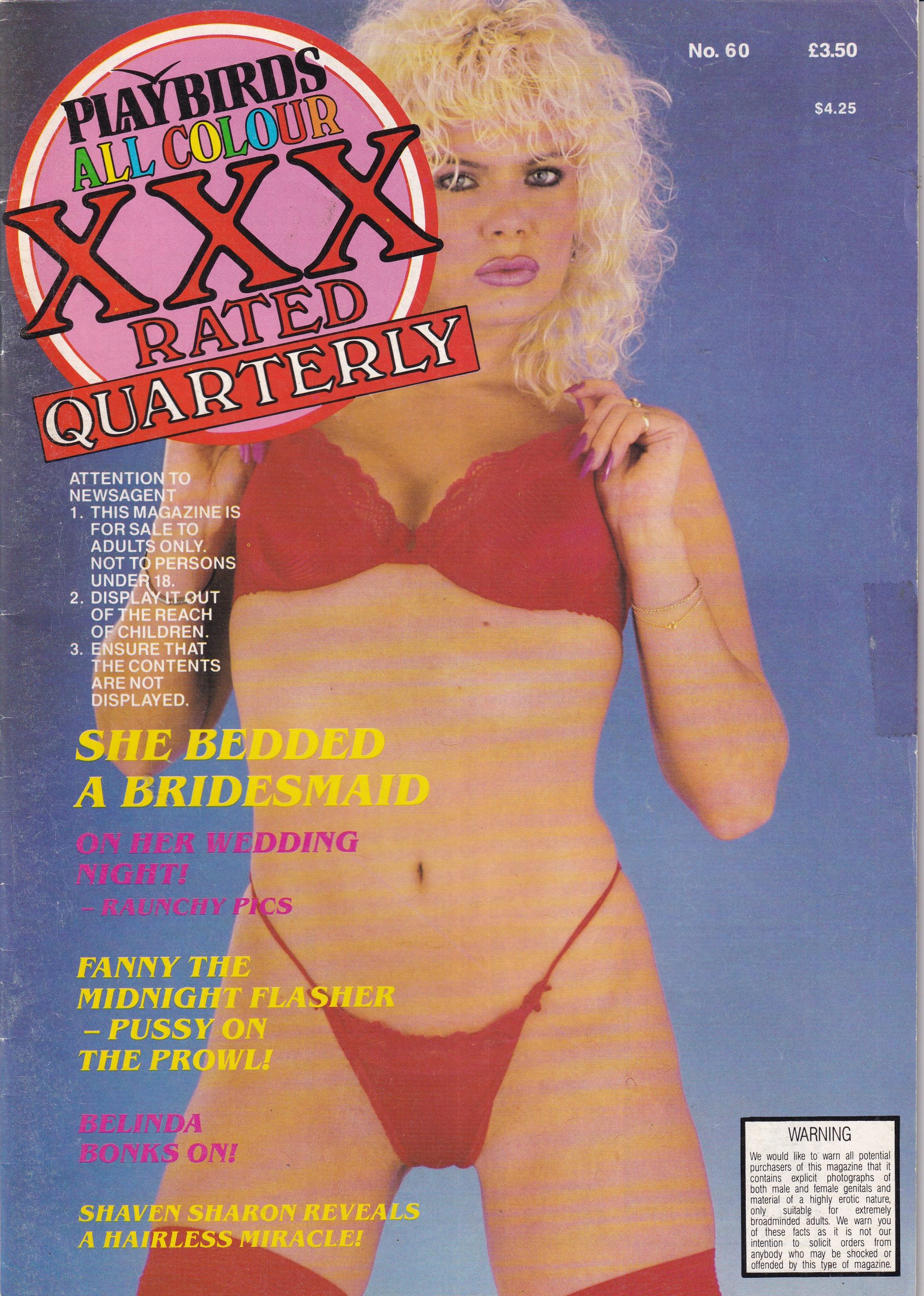 Playbirds XXX Rated Quarterly no 60.