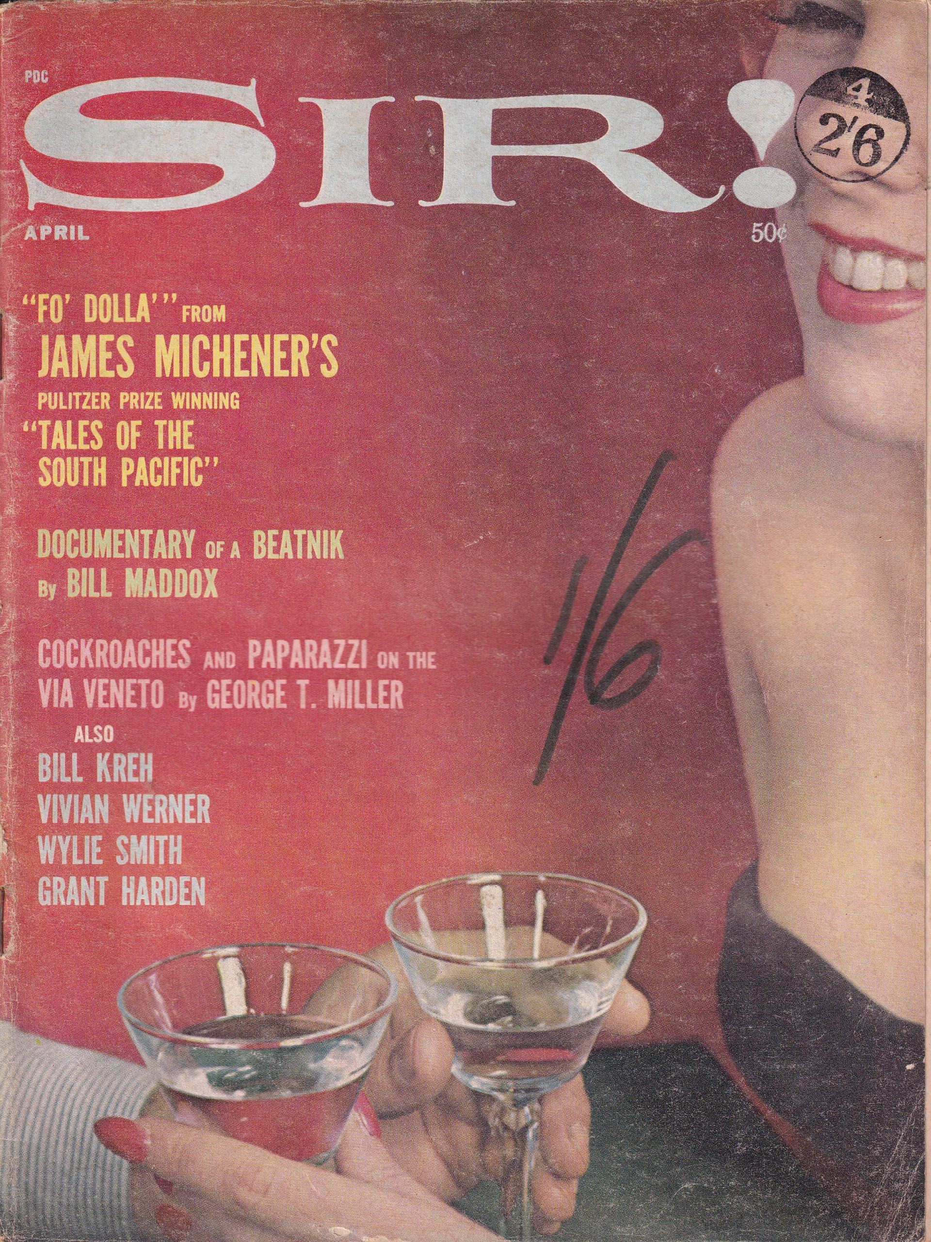 Sir! April 1963 (US).